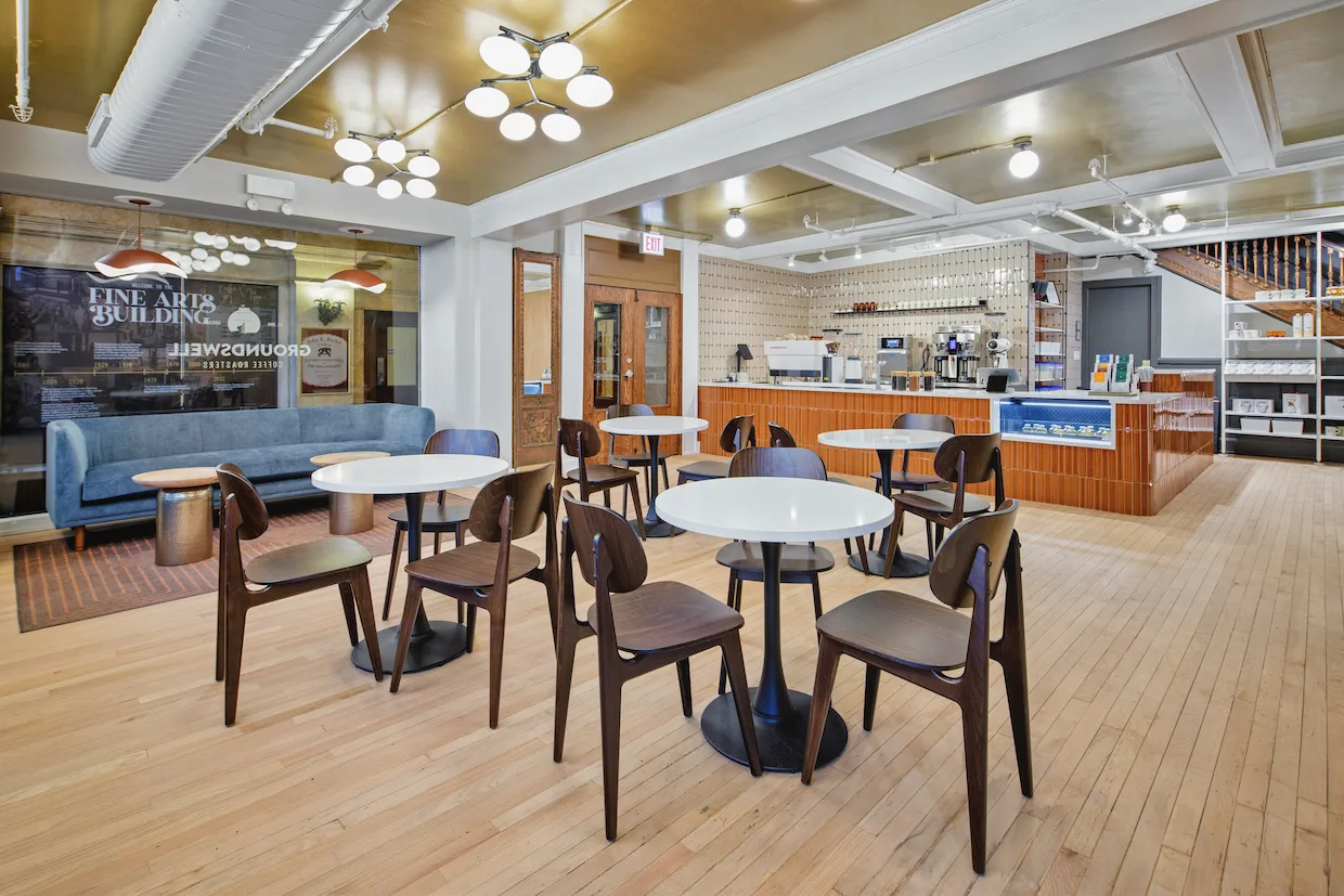 Groundswell Brings Fine Coffees to Chicago's Fine Arts Building